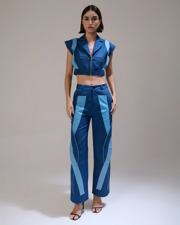 SHOREDITCH CROPPED VEST CO-ORD