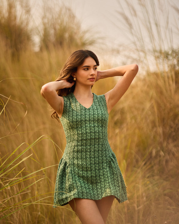Maple Grove Tweed Dress