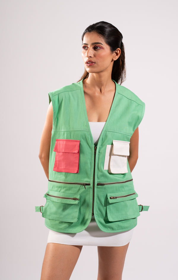 Mint Green Vest